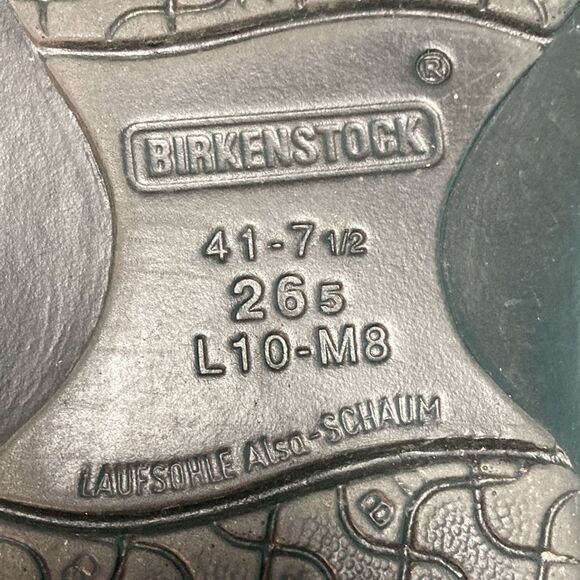 Birkenstock Footprints Classic Fisherman Sandal 41 Men 8 Women 10 Brown Leather main image 14